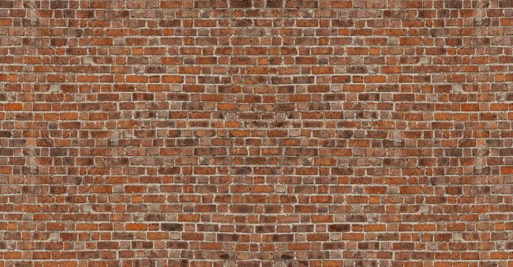 Küchenrückwand - Rote Vintage Ziegel Mauerwerk