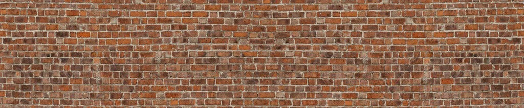 Küchenrückwand - Rote Vintage Ziegel Mauerwerk