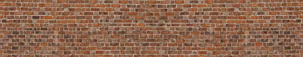 Küchenrückwand - Rote Vintage Ziegel Mauerwerk