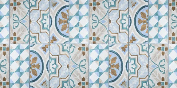 Küchenrückwand - Geometrisch rechteckige Fliesen