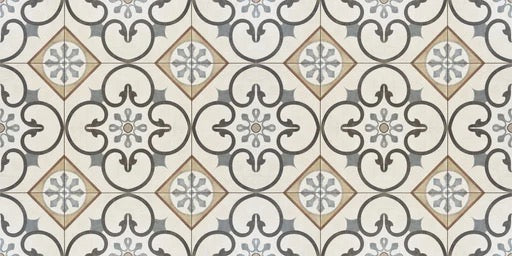 Küchenrückwand - Nahtlose beige graue Fliesen