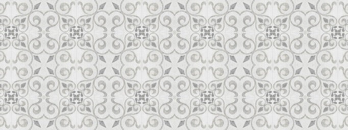 Küchenrückwand - Elegante weiße Vintage Fliesen