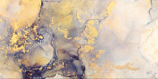 Küchenrückwand - Abstrakte Flüssigkunstmalerei mit Alkoholtinte