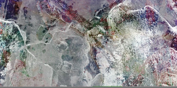 Küchenrückwand - Bunte natürliche Marmortextur