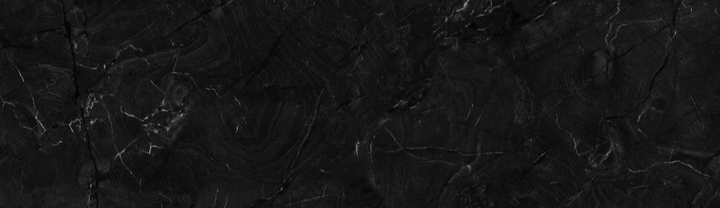 Küchenrückwand - Eleganter schwarzer Marmor