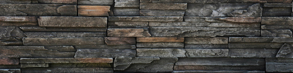 Küchenrückwand - Alte dunkle Steinwand Textur