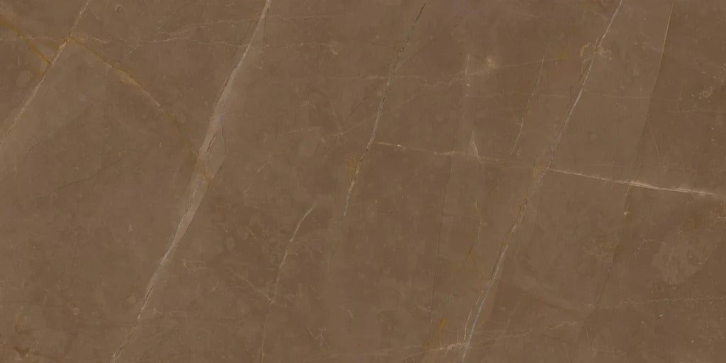 Küchenrückwand - Dunkelbrauner Marmor