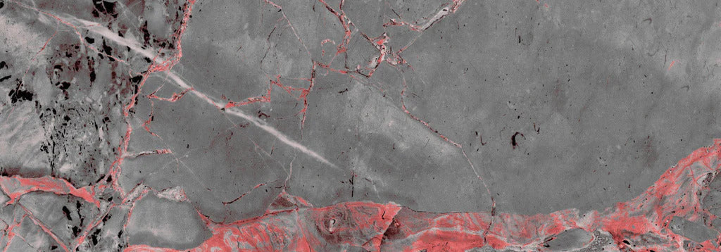 Küchenrückwand - Gräulich-rote Marmor Textur