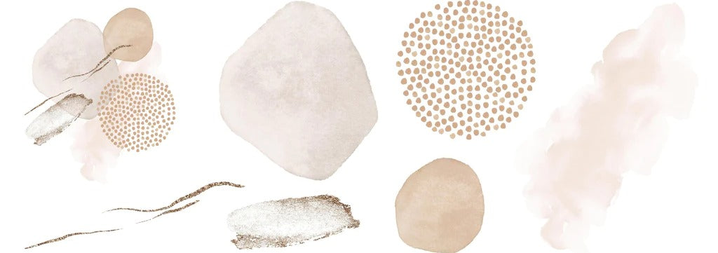 Küchenrückwand - Abstrakte blush Elemente