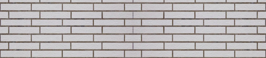 Küchenrückwand - Weiß-Brauner Backsteinmauer