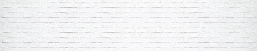 Küchenrückwand - Moderne weiße Backsteinmauer 1