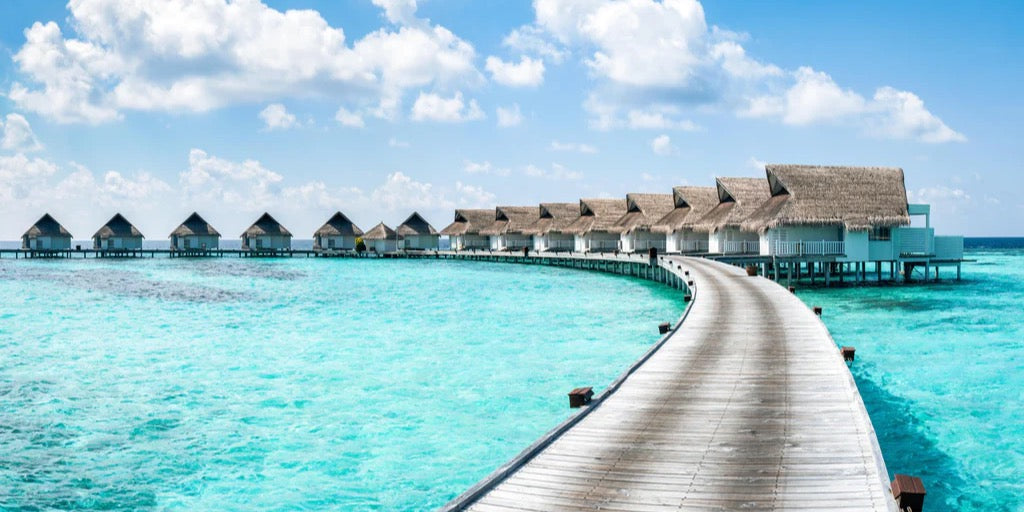 Küchenrückwand - Malediven Wasser-Hotel