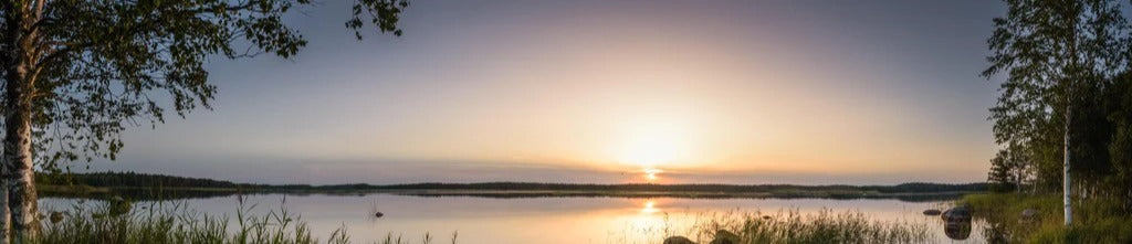Küchenrückwand - Landschaft in der Dämmerung - Sonnenuntergang