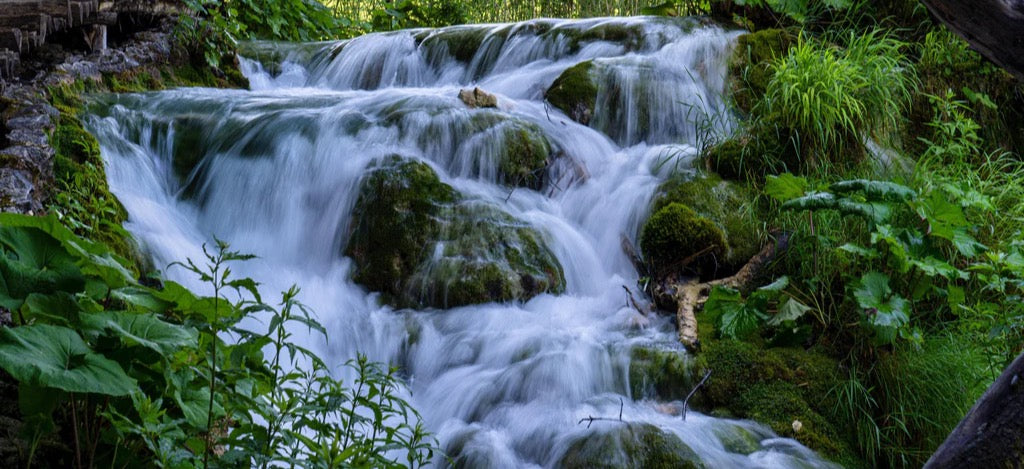 Küchenrückwand - Wasserfall im Nationalpark Plitvicer Seen