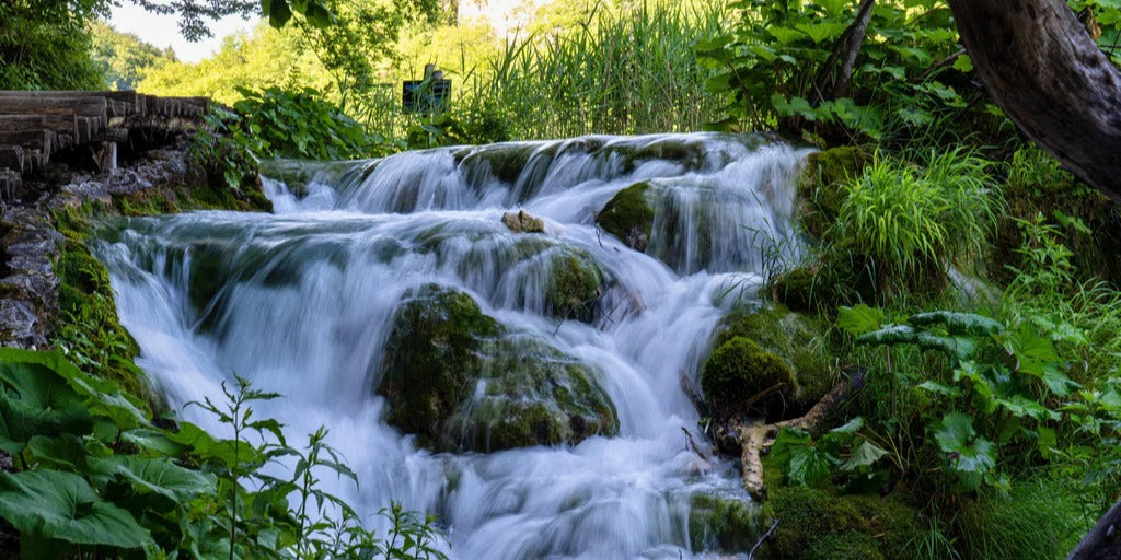 Küchenrückwand - Wasserfall im Nationalpark Plitvicer Seen