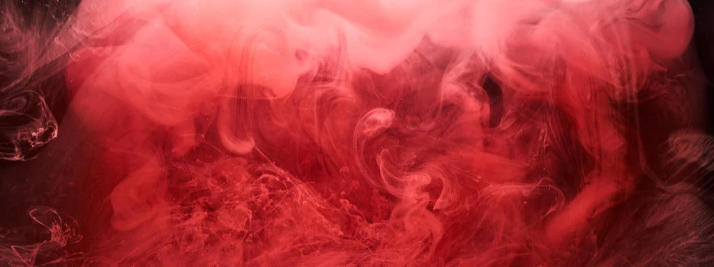 Küchenrückwand - Abstrakter roter Ozean