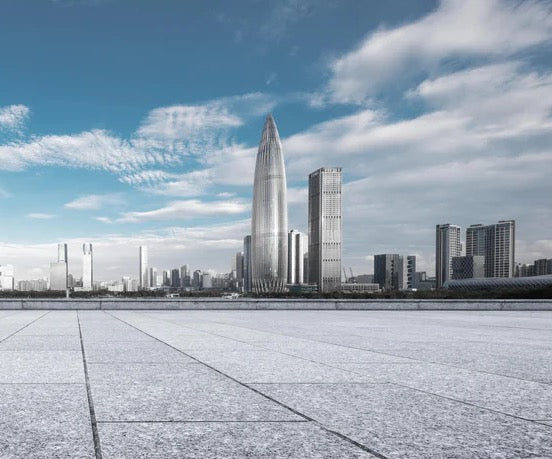 Küchenrückwand - Modernem Stadtbild in Shenzhen