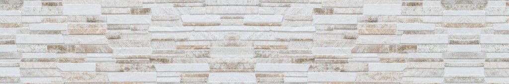 Küchenrückwand - Modernen braunen Steinmauer