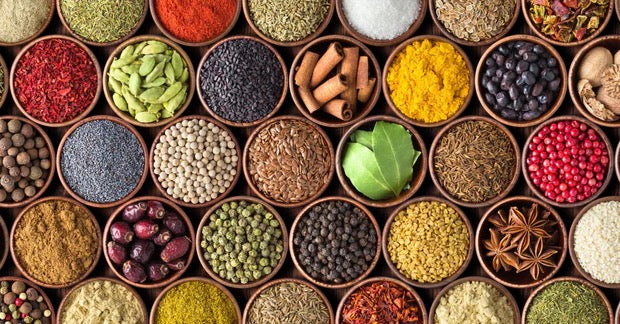 Spritzschutz - Orientalische Gewürze