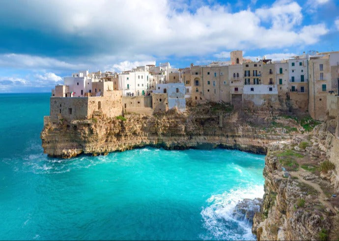 Spritzschutz - Drohnensicht - Polignano