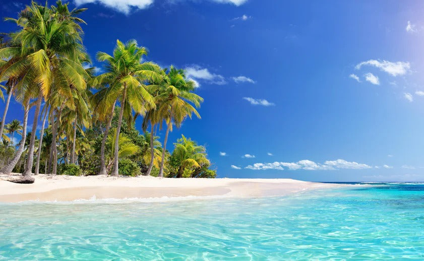 Spritzschutz - Blick auf Malediven