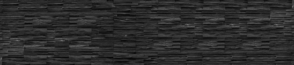 Spritzschutz - Schwarze Schieferstein-Mauer