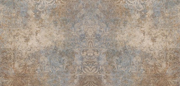 Spritzschutz - Altes abgenutztes Mosaik Motiv