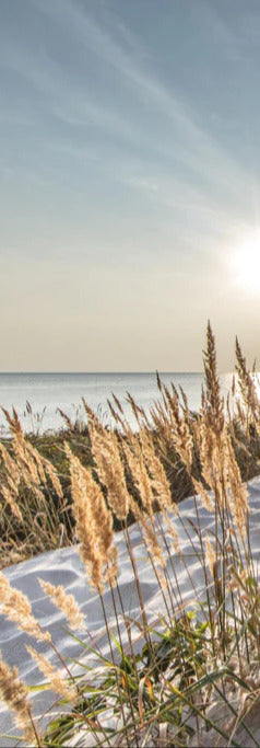 Duschrückwand - Friedlicher Ausblick an der Ostseeküste