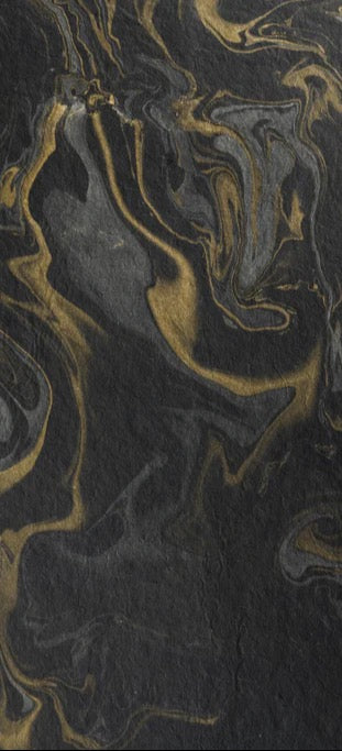 Duschrückwand - Marmor mit antikem goldenen und weißen Muster