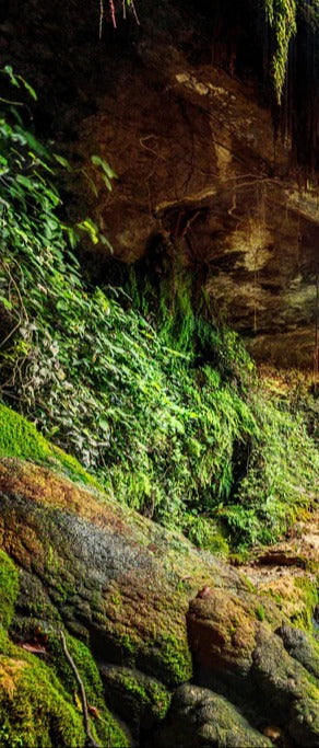 Duschrückwand - Kaskade mit klarem Bach im Libanon