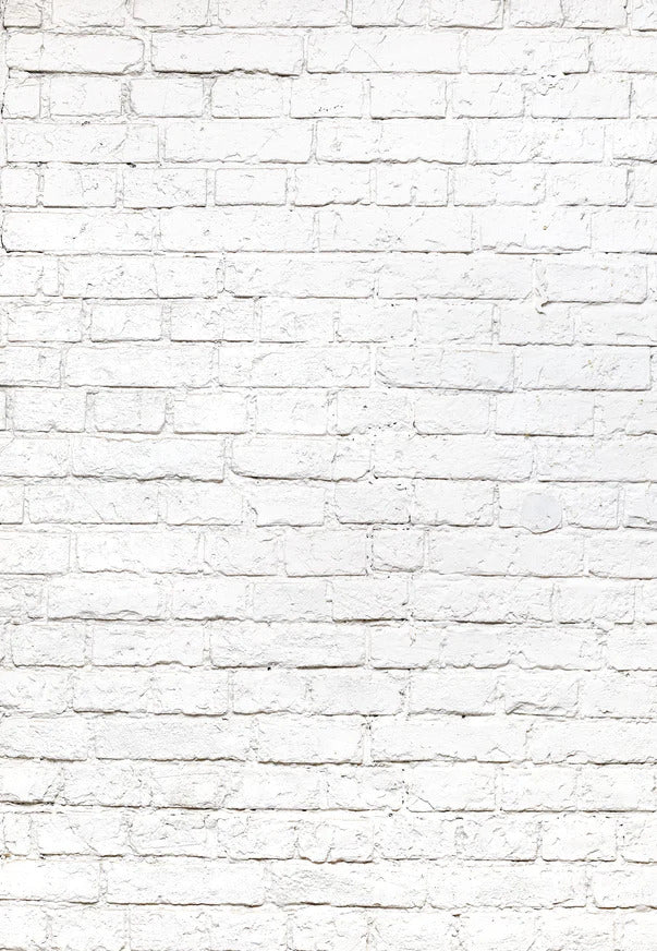 Duschrückwand - Weißer Backstein