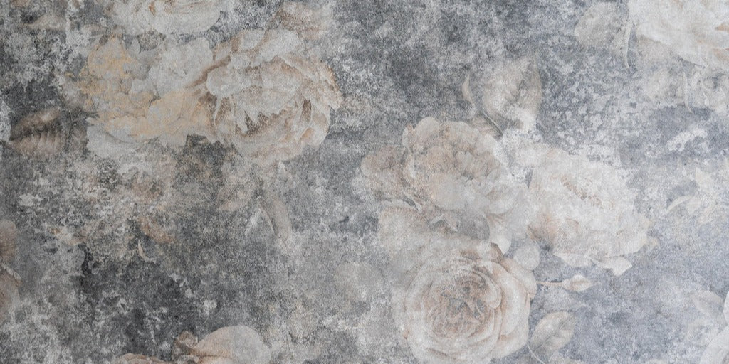 Spritzschutz - Vintage Rosenmuster