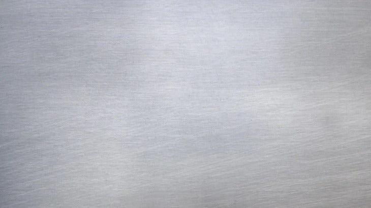 Spritzschutz - Gebürsteter Stahl