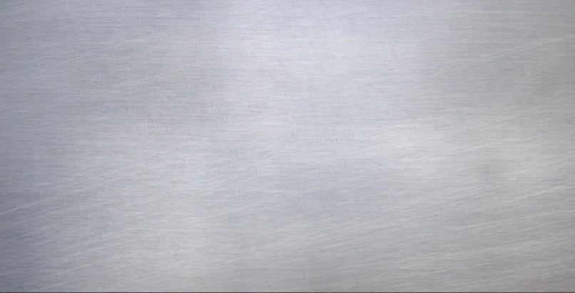 Spritzschutz - Gebürsteter Stahl