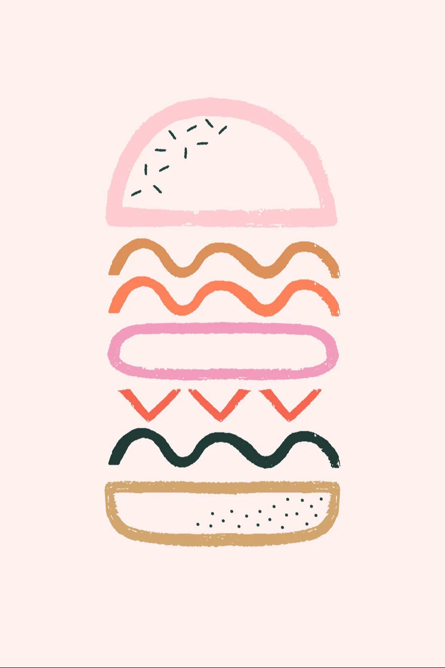 Wandbild - Burger Gemälde