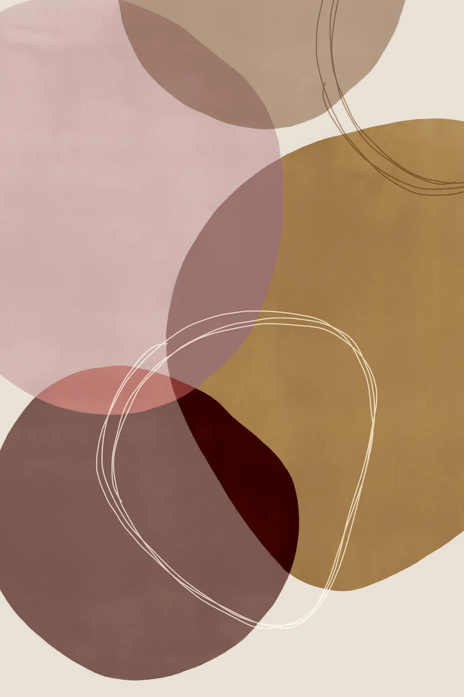 Wandbild - Modernes Design - Kreise