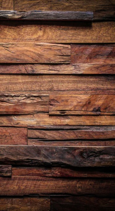 Duschrückwand - Dunkle Holztextur