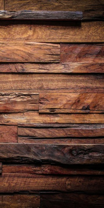 Duschrückwand - Dunkle Holztextur