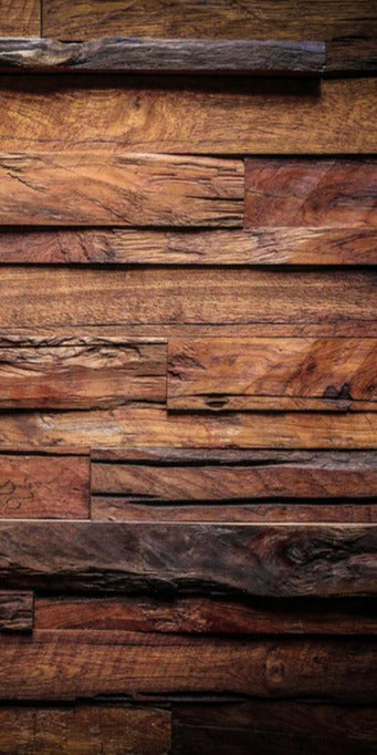 Duschrückwand - Dunkle Holztextur