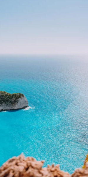 Duschrückwand - Der Strand von Navagio - Griechenland