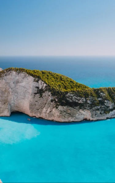 Duschrückwand - Der Strand von Navagio - Griechenland