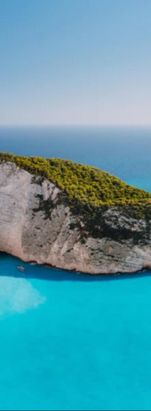 Duschrückwand - Der Strand von Navagio - Griechenland