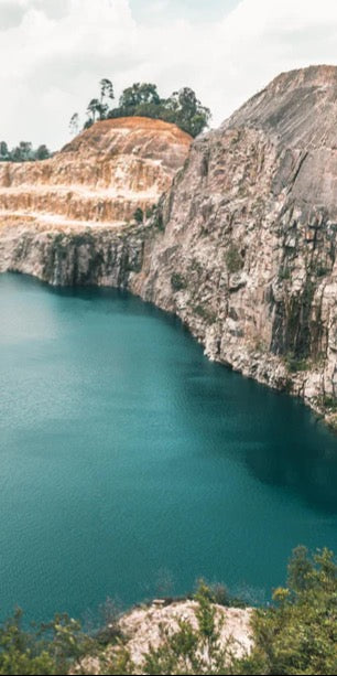 Duschrückwand - Lagune in Johor Bahru