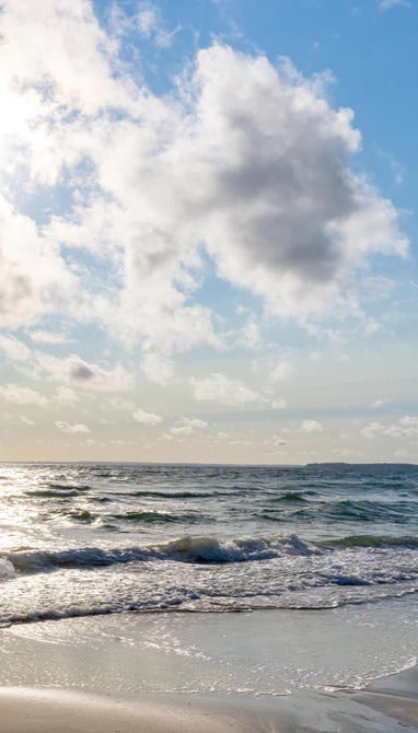 Duschrückwand - Lübecker Bucht an der Ostsee