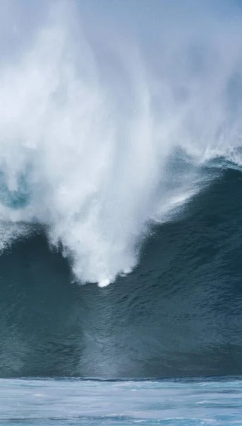 Duschrückwand - Große Welle im Ozean
