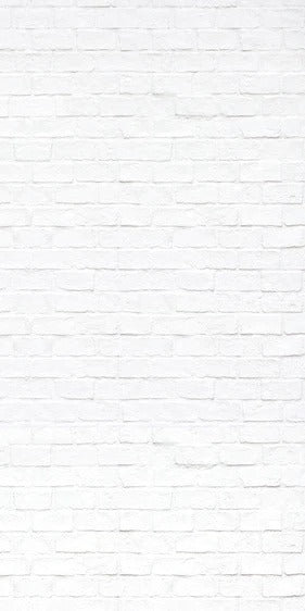 Duschrückwand - Moderne weiße Backsteinmauer