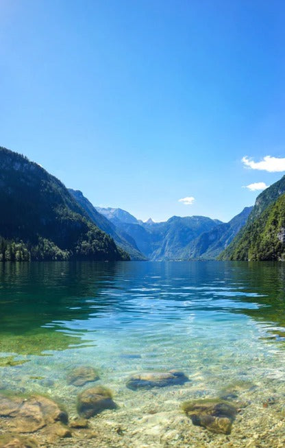 Duschrückwand - Königsee & Berge in Alpen