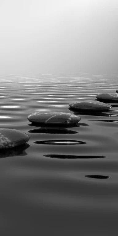 Duschrückwand - Trittstein