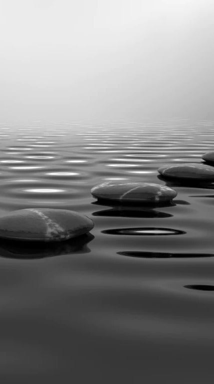 Duschrückwand - Trittstein