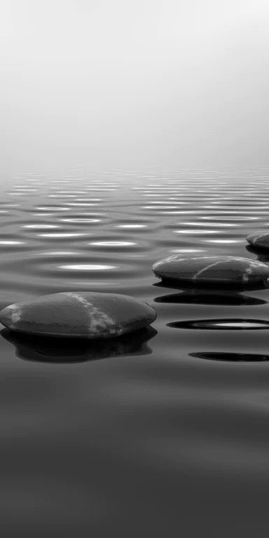 Duschrückwand - Trittstein